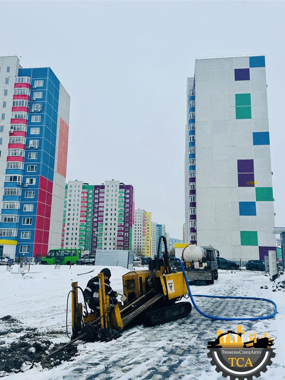 Строительсво газопровода, г. Тюмень, ЖК НовоПатрушево