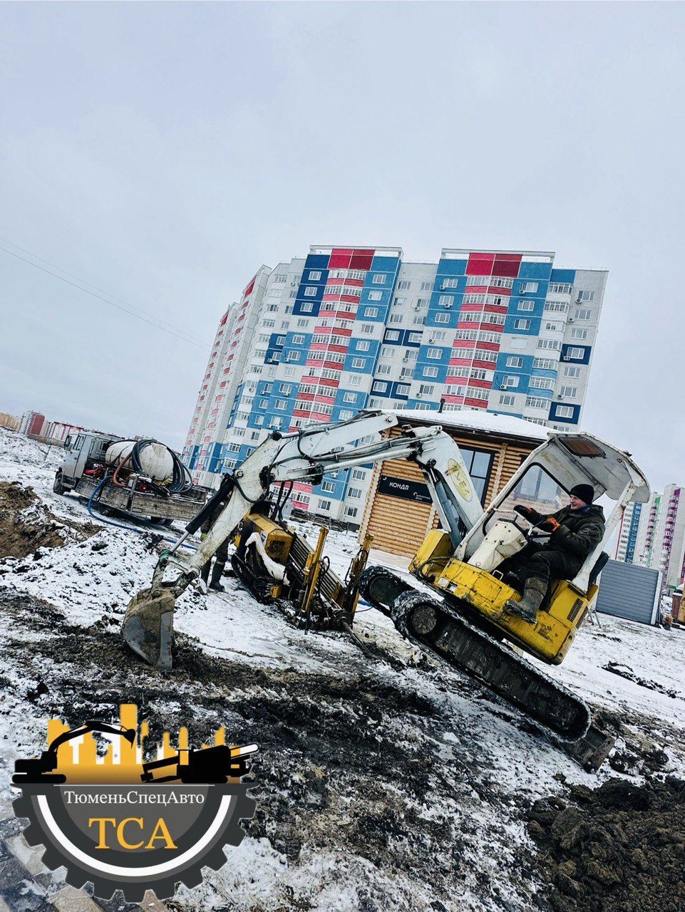 Строительство газопровода, г.Тюмень, ЖК НовоПатрушево